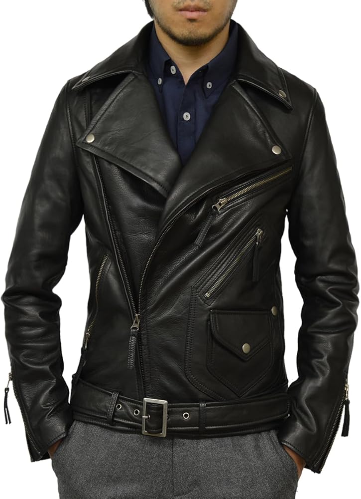 LIMI feu リミフゥ ダブルライダースジャケット レザー カーフ 牛革 リミフゥLIMI feu カウレザーダブルライダースジャケット 黒S (K